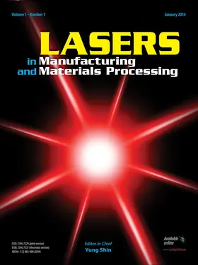  Lasers in Manufacturing and Materials Processing | Zeitschrift |  Sack Fachmedien