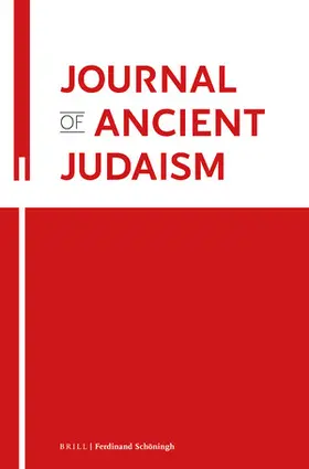 Journal of Ancient Judaism | Brill | Schöningh | Zeitschrift | sack.de