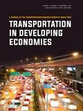 Editor-in-Chief: Partha Chakroborty |  Transportation in Developing Economies | Zeitschrift |  Sack Fachmedien