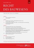 Krejci H., Schopper A., Straube M. P., Wenusch H. |  Zeitschrift für Recht des Bauwesens (ZRB) | Zeitschrift |  Sack Fachmedien