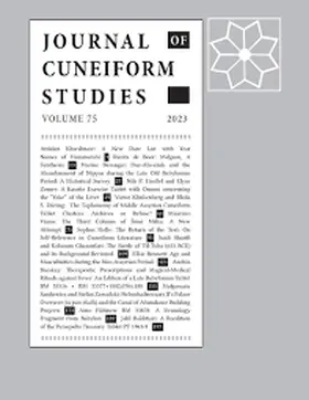 Journal of Cuneiform Studies | University of Chicago Press | Zeitschrift | sack.de