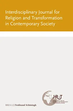  Interdisciplinary Journal for Religion and Transformation in Contemporary Society | Zeitschrift |  Sack Fachmedien