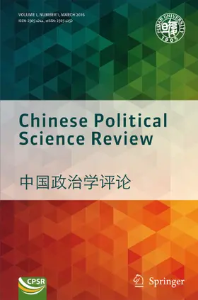  Chinese Political Science Review | Zeitschrift |  Sack Fachmedien