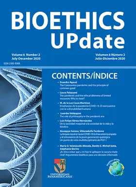 Editor-in-Chief: Evandro Agazzi |  Bioethics UPdate | Zeitschrift |  Sack Fachmedien