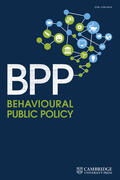  Behavioural Public Policy | Zeitschrift |  Sack Fachmedien