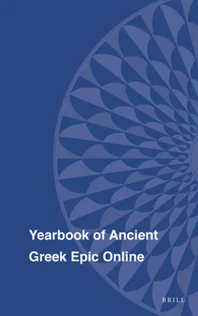 Yearbook of Ancient Greek Epic Online | Brill | Zeitschrift | sack.de