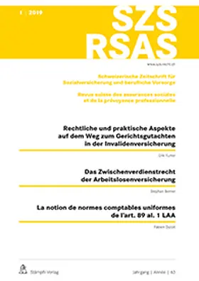 Stämpfli Verlag AG |  SZS | Zeitschrift |  Sack Fachmedien