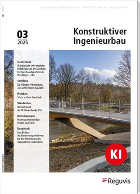  Konstruktiver Ingenieurbau | Zeitschrift |  Sack Fachmedien