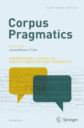 Corpus Pragmatics | Springer | Zeitschrift | www.sack.de