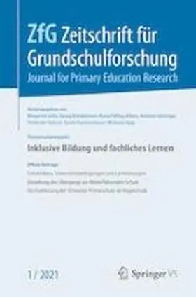 Zeitschrift für Grundschulforschung | Springer | Zeitschrift | sack.de