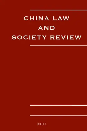 China Law and Society Review | Brill | Zeitschrift | sack.de