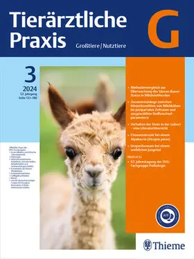 Prof. Dr. med. vet Axel Wehrend / Prof. Dr. Dr. Hartwig Bostedt |  Tierärztliche Praxis G | Zeitschrift |  Sack Fachmedien