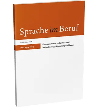 Sprache im Beruf | Franz Steiner Verlag | Zeitschrift | sack.de