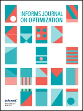 Dimitris Bertsimas, Editor-in-Chief |  INFORMS Journal on Optimization | Zeitschrift |  Sack Fachmedien
