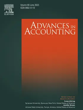 Advances in Accounting | Elsevier | Zeitschrift | www.sack.de