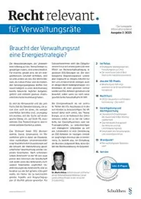  Recht relevant. für Compliance Officers | Zeitschrift |  Sack Fachmedien