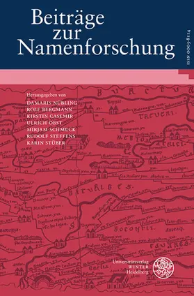 Beiträge zur Namenforschung | Universitätsverlag Winter | Zeitschrift | www.sack.de
