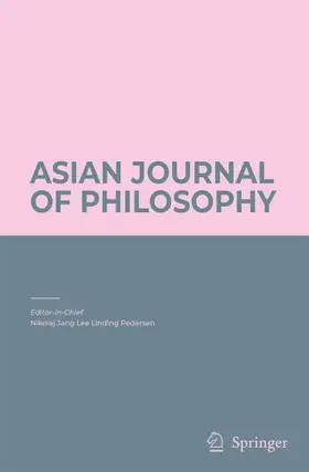  Asian Journal of Philosophy | Zeitschrift |  Sack Fachmedien