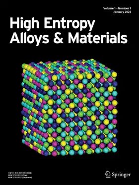 High Entropy Alloys & Materials | Springer | Zeitschrift | www.sack.de