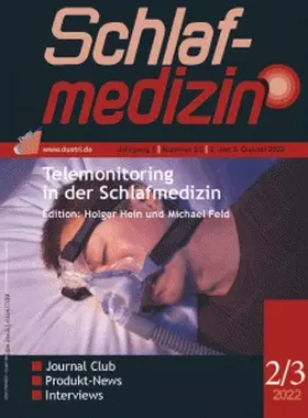  Schlafmedizin | Zeitschrift |  Sack Fachmedien