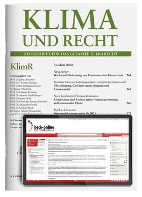  Klima und Recht (KlimR) | Zeitschrift |  Sack Fachmedien