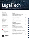  LegalTech | Zeitschrift |  Sack Fachmedien