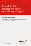  Zeitschrift für Deutsch im Kontext von Mehrsprachigkeit | Zeitschrift |  Sack Fachmedien