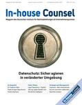  In-house counsel | Zeitschrift |  Sack Fachmedien