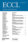  European Company Case Law - ECCL | Zeitschrift |  Sack Fachmedien