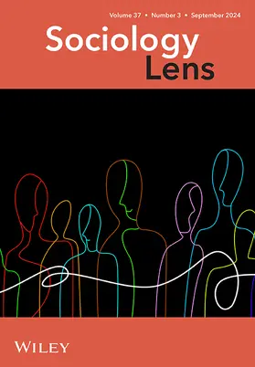 Sociology Lens | John Wiley & Sons | Zeitschrift | sack.de