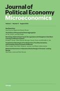  Journal of Political Economy Microeconomics | Zeitschrift |  Sack Fachmedien
