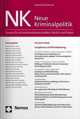  Neue Kriminalpolitik (NK) | Zeitschrift |  Sack Fachmedien