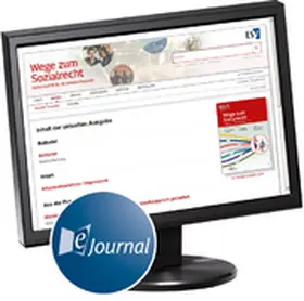 Redaktion: RA Dr. Ursula Schweitzer, Ass. iur. Annika Querengässer, Daniel Pieper |  Wege zur Sozialversicherung - WzS | Zeitschrift |  Sack Fachmedien