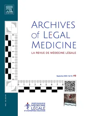  Archives of Legal Medicine | Zeitschrift |  Sack Fachmedien