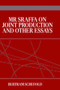 Schefold |  Mr Sraffa on Joint Production and Other Essays | Buch |  Sack Fachmedien