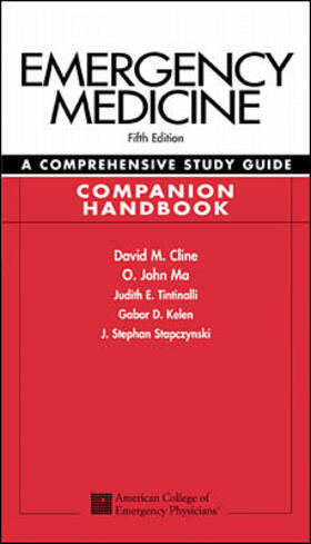 Cline / Ma / Tintinalli | Emergency Medicine:  A Comprehensive Study Guide 5th edition Companion Handbook | Buch | 978-0-07-012039-6 | sack.de