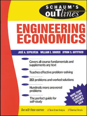 Sepulveda / Souder / Gottfried |  Schaum's Outline of Theory and Problems of Engineering Economics | Buch |  Sack Fachmedien