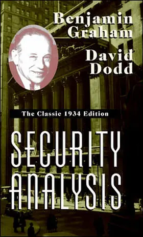 Graham / Dodd |  SECURITY ANALYSIS-ORIGIN 1934E | Buch |  Sack Fachmedien