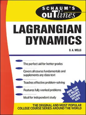 Wells |  Schaum's Outline of Lagrangian Dynamics | Buch |  Sack Fachmedien