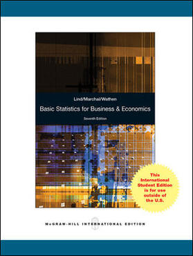 Lind | ISE BASIC STATISTICS FOR BUSINESS AND ECONOMICS | Buch | 978-0-07-122099-6 | sack.de