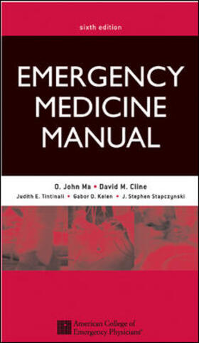 Ma / Cline / Tintinalli | Emergency Medicine Manuals | Buch | 978-0-07-124017-8 | sack.de
