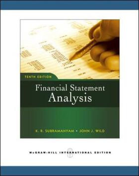 Subramanyam / Wild | Financial Statement Analysis | Buch | 978-0-07-126392-4 | sack.de