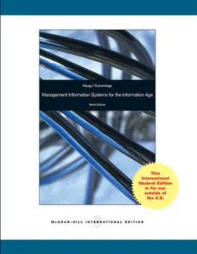 Haag / Cummings |  Management Information Systems for the Information Age | Buch |  Sack Fachmedien