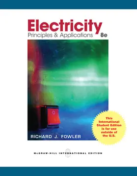 Fowler |  Electricity Principles & Applications w/ Student Data CD-Rom (Int'l Ed) | Buch |  Sack Fachmedien