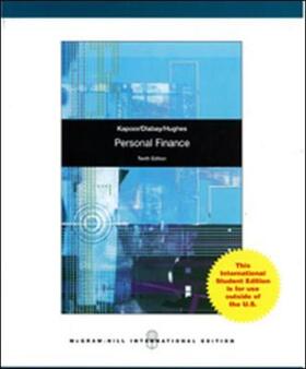Kapoor / Dlabay / Hughes | Personal Finance | Buch | 978-0-07-131566-1 | sack.de