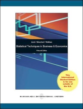 Lind / Marchal / Wathen | Statistical Techniques in Business and Economics | Buch | 978-0-07-131698-9 | sack.de