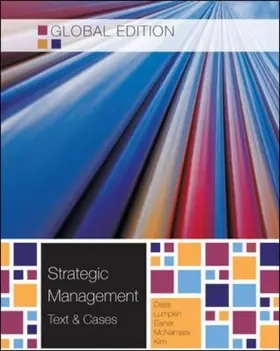 Dess / Eisner / Lumpkin |  Strategic Management: Creating Competitive Advantages | Buch |  Sack Fachmedien