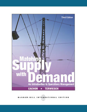 Cachon / Terwiesch | Matching Supply with Demand: An Introduction to Operations M | Buch | 978-0-07-132622-3 | sack.de