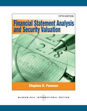 Penman | Penman, S: Financial Statement Analysis and Security Valuati | Buch | 978-0-07-132640-7 | sack.de