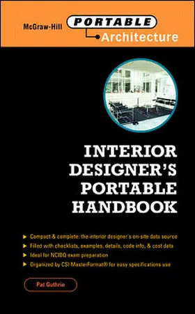 Guthrie |  Interior Designer's Portable Handbook | Buch |  Sack Fachmedien